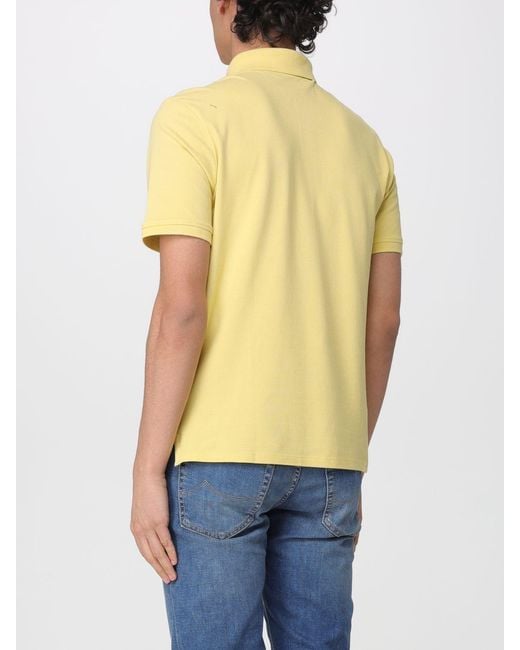 Blauer Yellow Cotton Polo Shirt for men