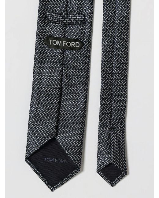 Corbata Hombre Tom Ford de hombre de color White