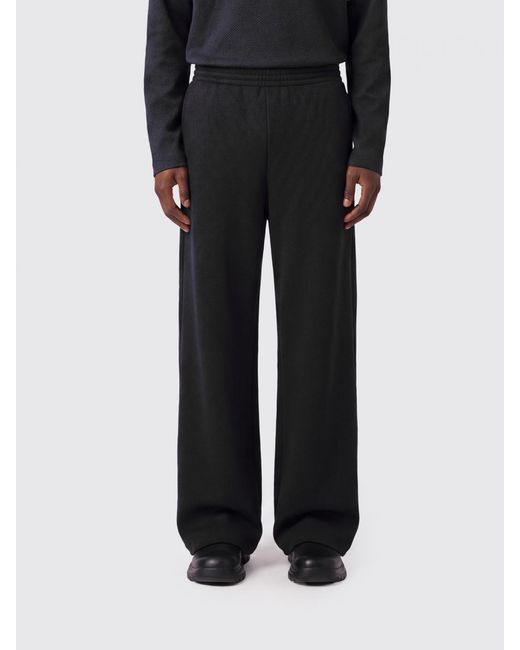 MM6 by Maison Margiela Black Cotton Jogging Pants for men