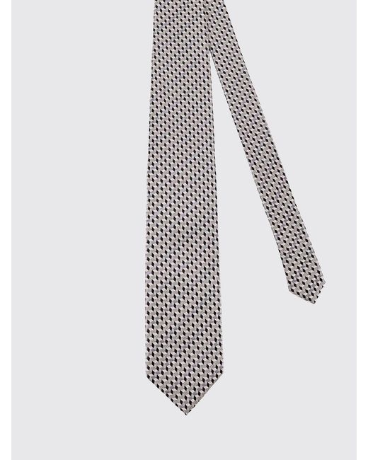 Corbata De Seda Jacquard Tom Ford de hombre de color White