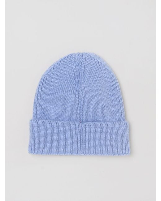 The North Face Blue Tnf Recycled Polyester Beanie With Embroidered Logo for men