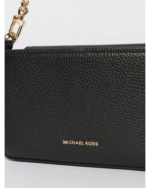 Michael Kors Black Bryant Small Grained Leather Pouch