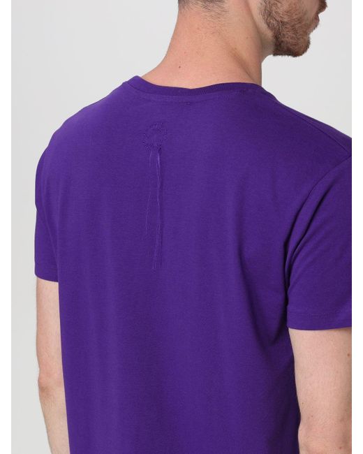 Daniele Alessandrini Purple T-shirt for men