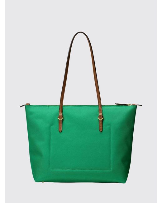 Ralph Lauren Green Keaton Nylon Bag