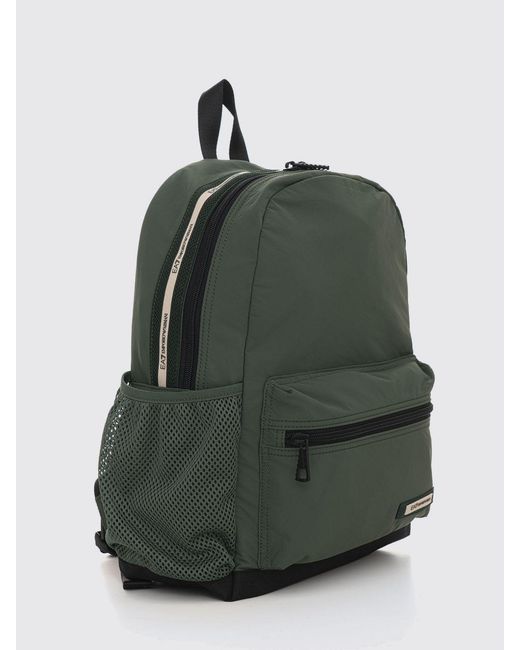 EA7 Green Backpack for men