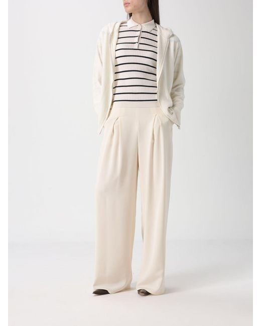 Max Mara Natural Cashmere And Silk Polo Shirt