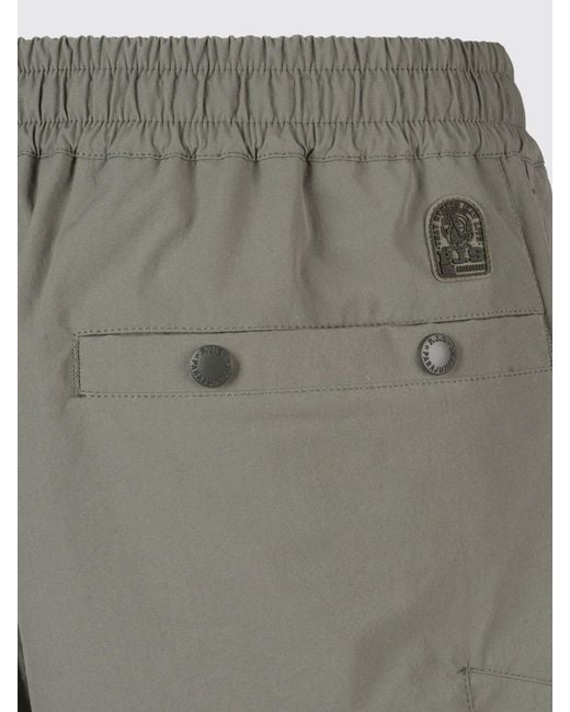 Parajumpers Gray Technical Fabric Cargo Shorts for men