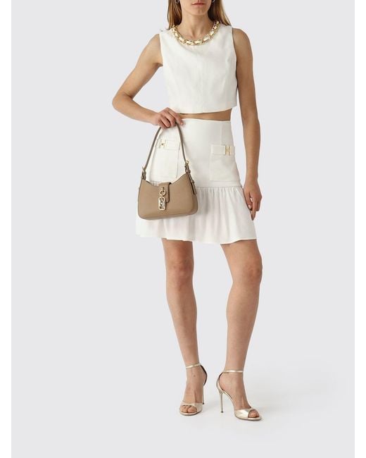 Elisabetta Franchi White Mini Skirt