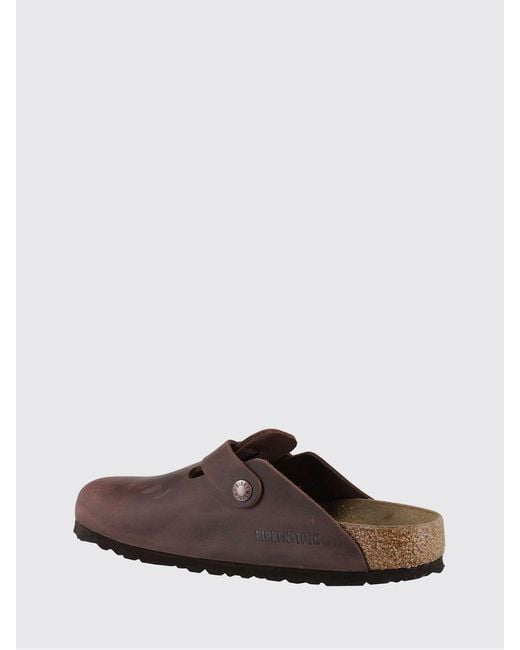 Birkenstock Brown Boston Mules