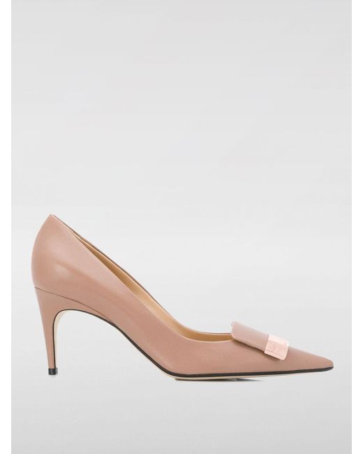 Sergio Rossi Pink High Heel Shoes