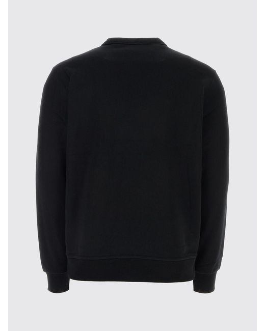 Burberry Black Stretch Cotton Crewneck Sweatshirt for men