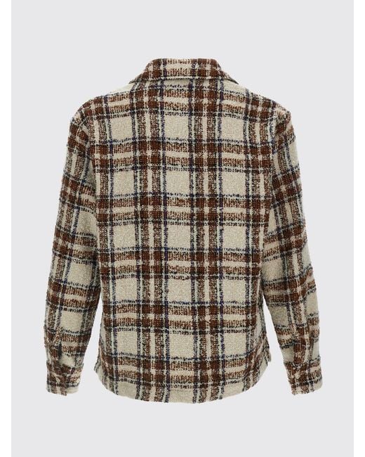 Séfr Multicolor Wool Blend Check Shirt for men