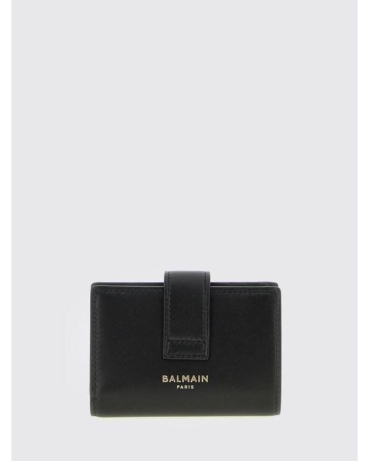 Balmain Black Pulse Leather Wallet
