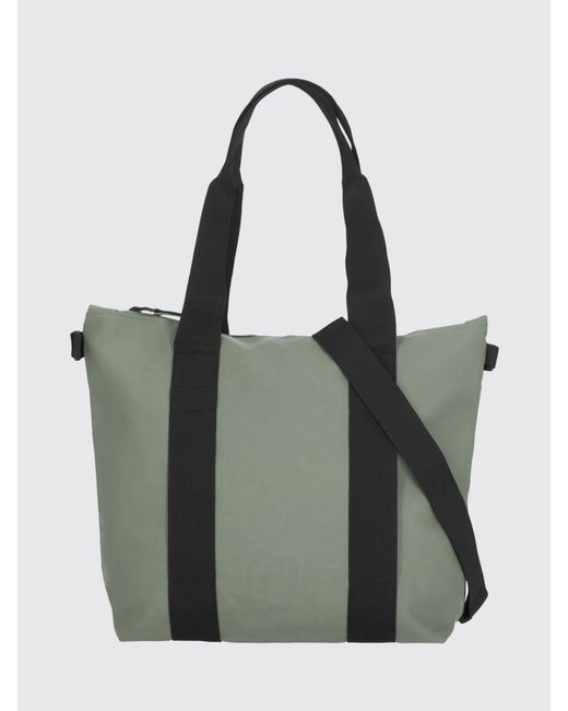 Rains Green Waterproof Tote Bag