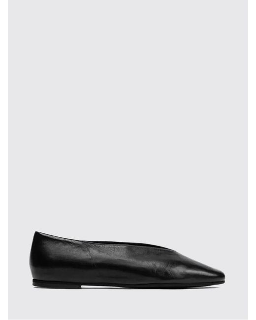Poeve Black Leather Ballerina
