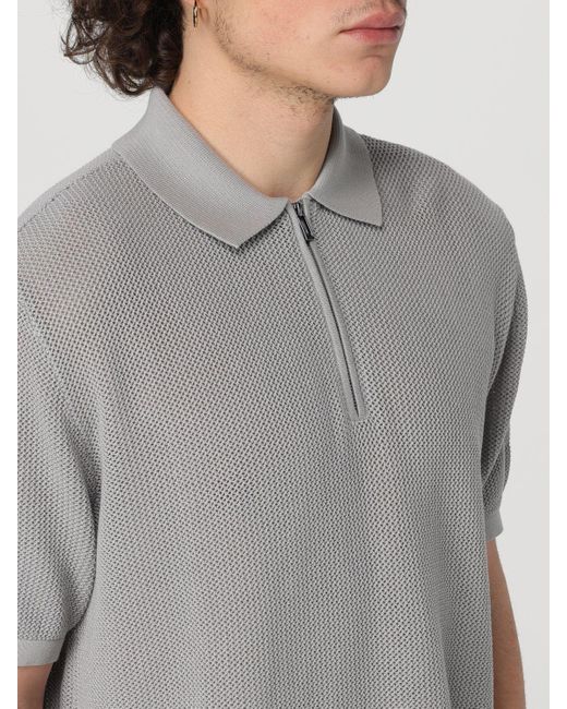 Emporio Armani Gray Sweater for men
