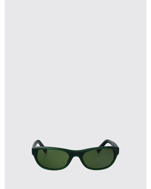 Jacquemus Green Rounded Acetate Sunglasses With Logo Lettering for men