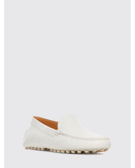 Tod's Natural Leather Driving Loafer