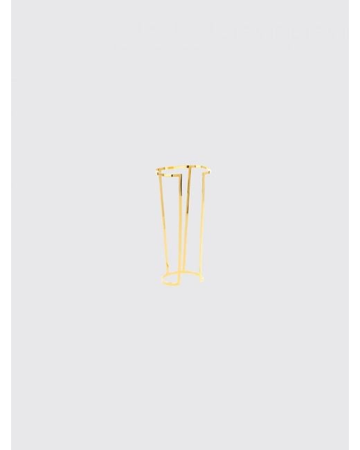 Elisabetta Franchi White Tall Metal Bracelet