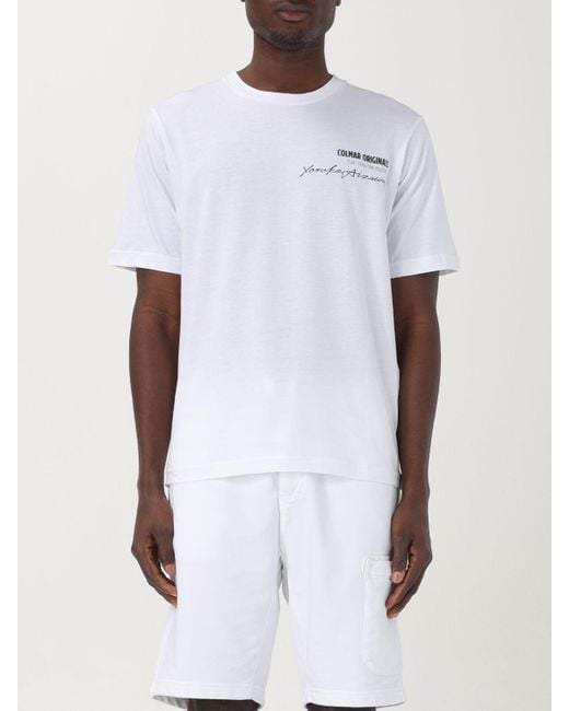Camiseta Colmar de hombre de color White