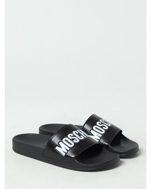 Moschino Couture Black Sandals for men