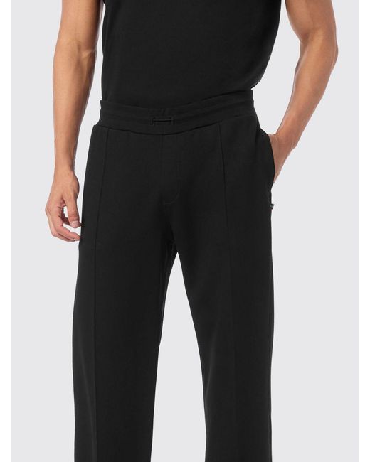 Billionaire Black Cotton Jogging Trousers for men