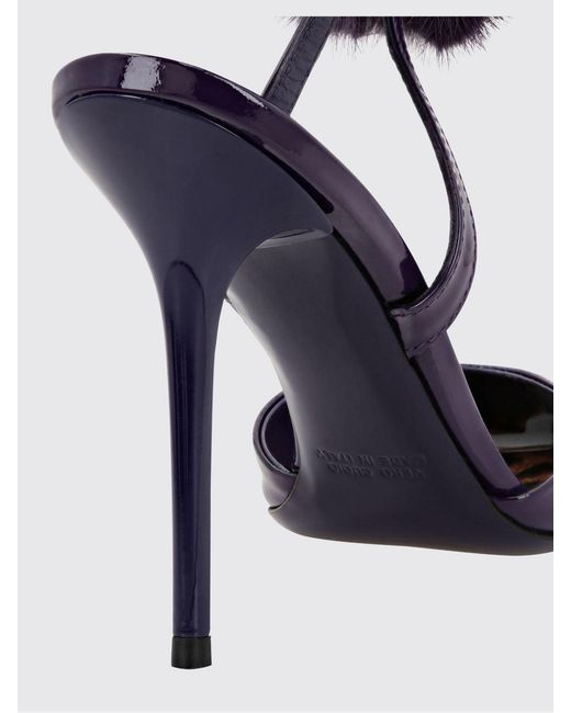 Philipp Plein Black Patent Leather Slingback Pumps With Skull And Stiletto Heel