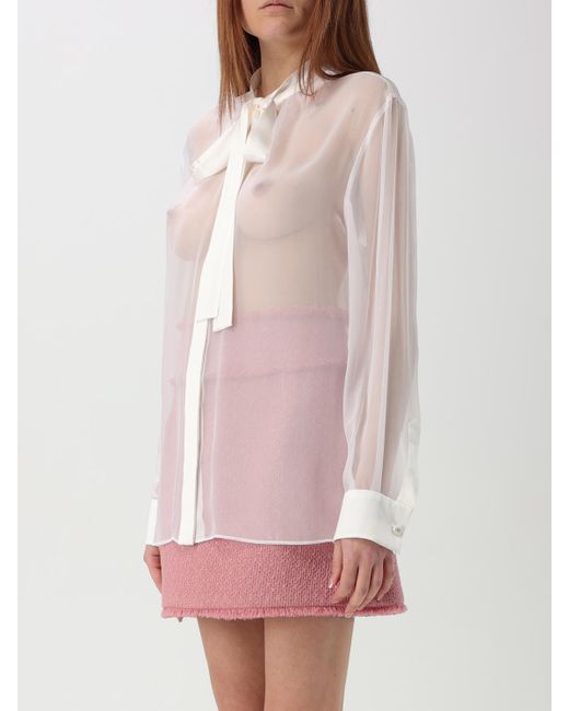 Dolce & Gabbana Pink Dolce &Amp Gabbana Silk Shirt