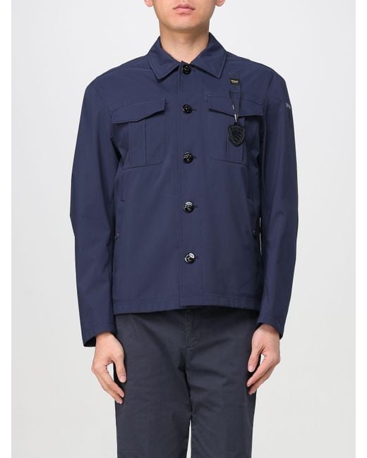 Blauer Jacke Herren in Blue für Herren