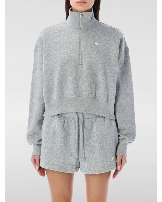 Nike Gray Sweatshirt Damen