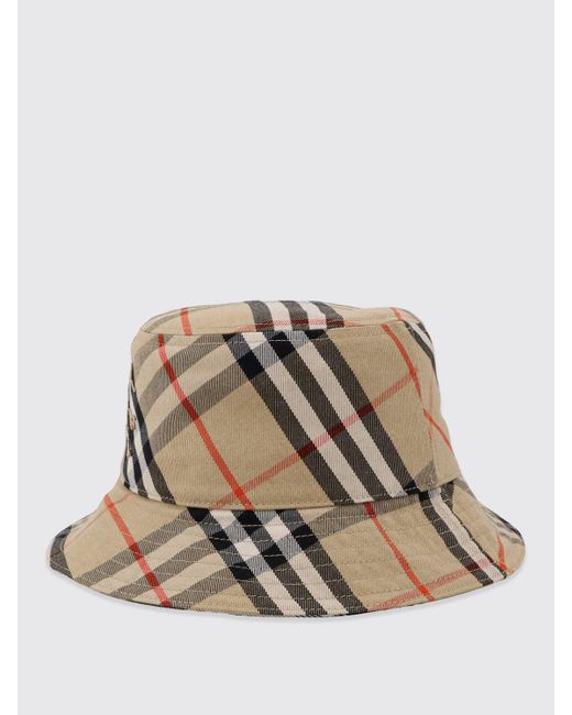 Cappello Vintage Checl in nylon di Burberry in Natural da Uomo