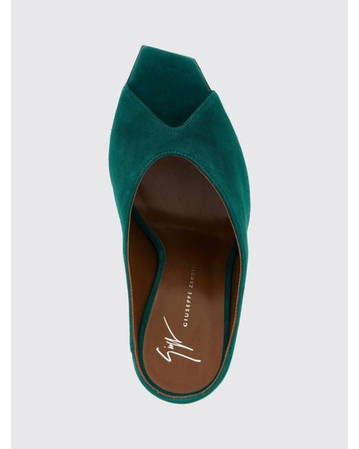 Giuseppe Zanotti Green Heeled Sandals