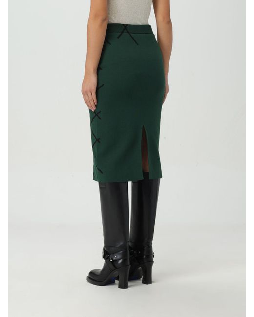 Burberry Green Skirt