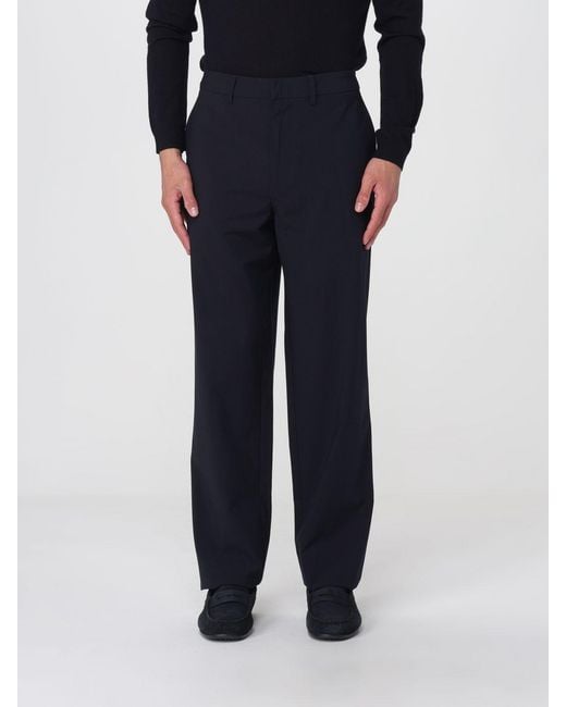 ARMANI EXCHANGE Blue Viscose Blend Chino Trousers for men