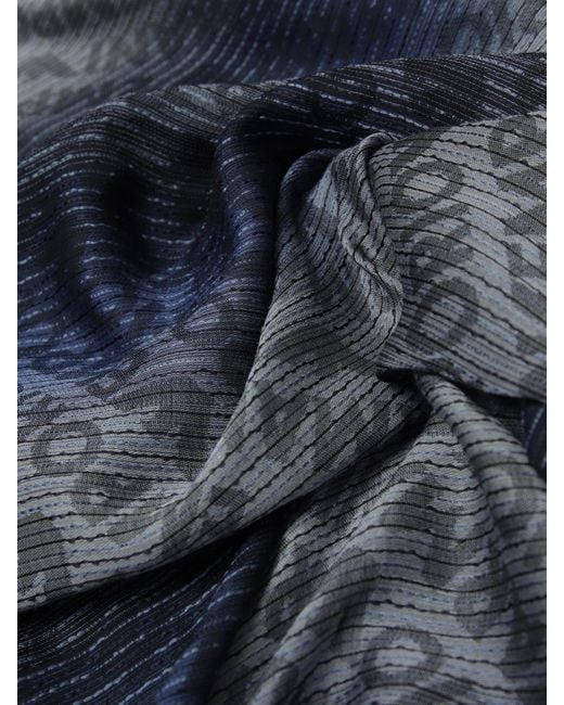 Sciarpa di Emporio Armani in Blue da Uomo