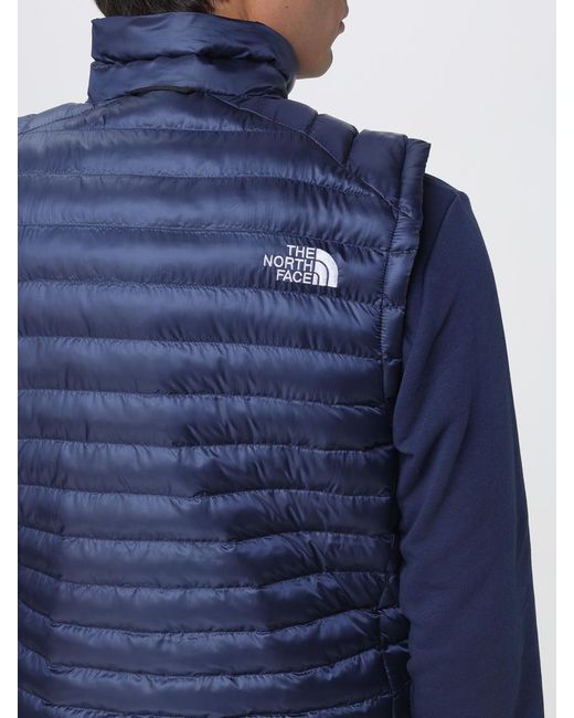 The North Face Blue Water-Repellent Quilted Padded Gilet for men