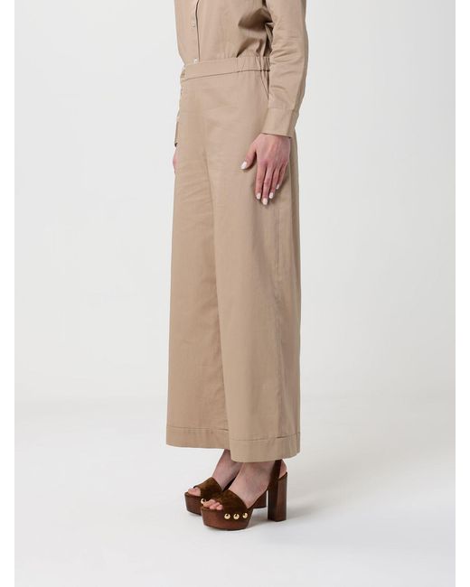 Max Mara Natural Cotton Cropped Trousers