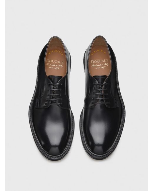 Scarpe Stringate Uomo di Doucal's in Black da Uomo