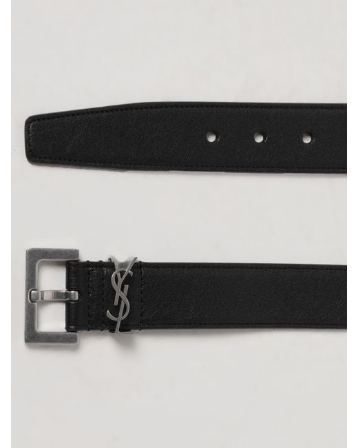 Saint Laurent Black Belt for men