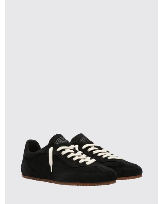 Axel Arigato Black Daze Runner Suede Sneakers With Printed Logo