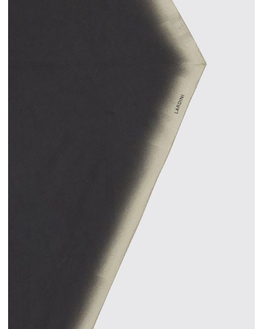Lardini Black Silk Foulard for men