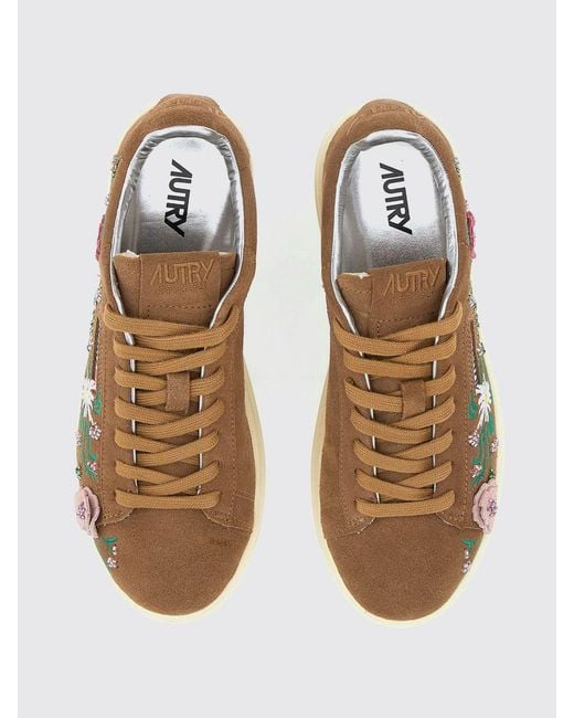 Autry Brown Trainers