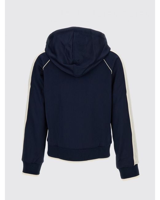 Wales Bonner Blue Cotton Blend Hoodie