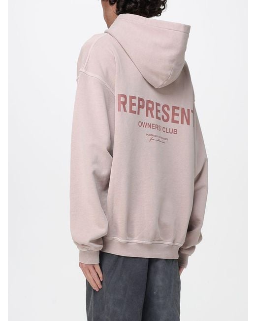 Represent Pink Sweatshirt for men