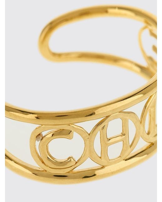 Chloé Metallic ChloÉ Rigid Brass Bracelet