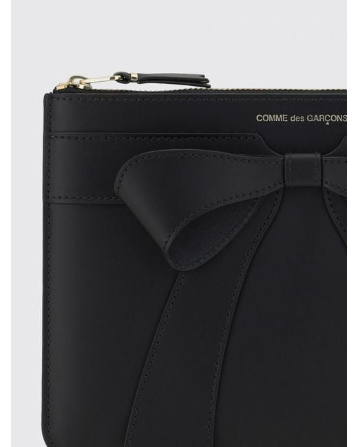Comme des Garçons White Comme Des Gar&Ccedil	Ons Leather Wallet With Bow for men
