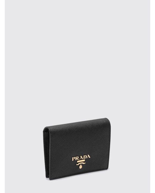 Prada White Saffiano Leather Wallet for men