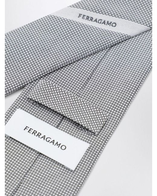 Ferragamo Gray Tie for men