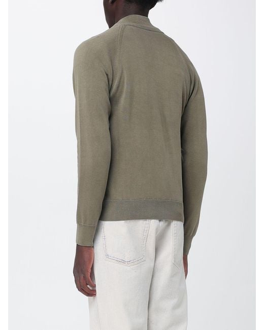 Blauer Multicolor Cotton Zip Cardigan for men