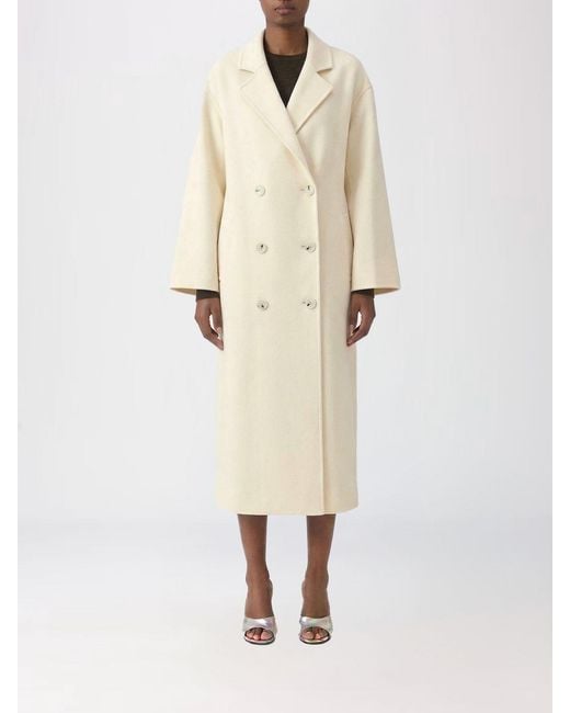 Loulou de Saison Natural Double-Breasted Wool And Cashmere Coat
